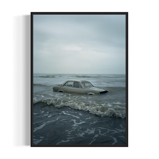 Drowning Car - Poster