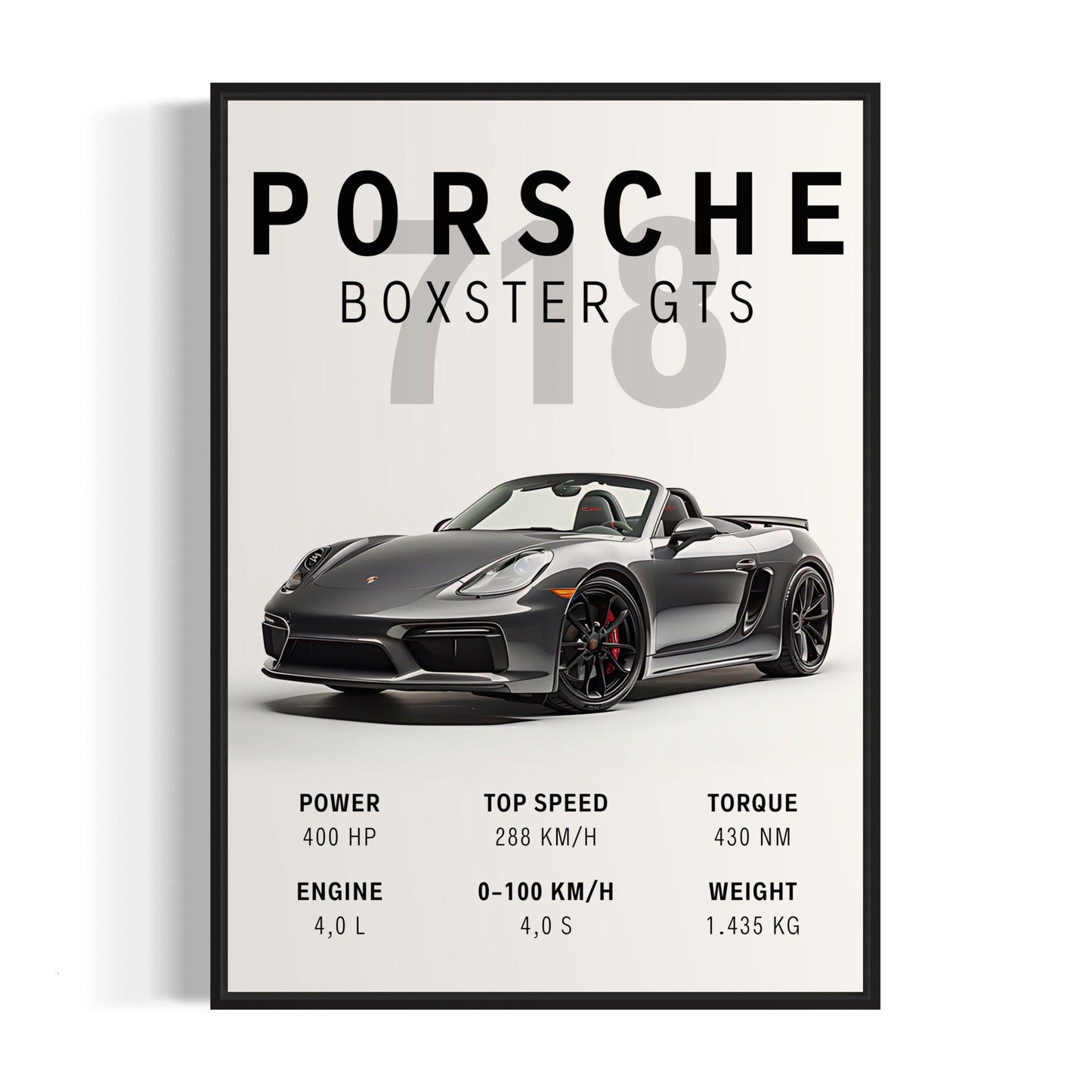 Bilplakat - Porsche Boxster GTS