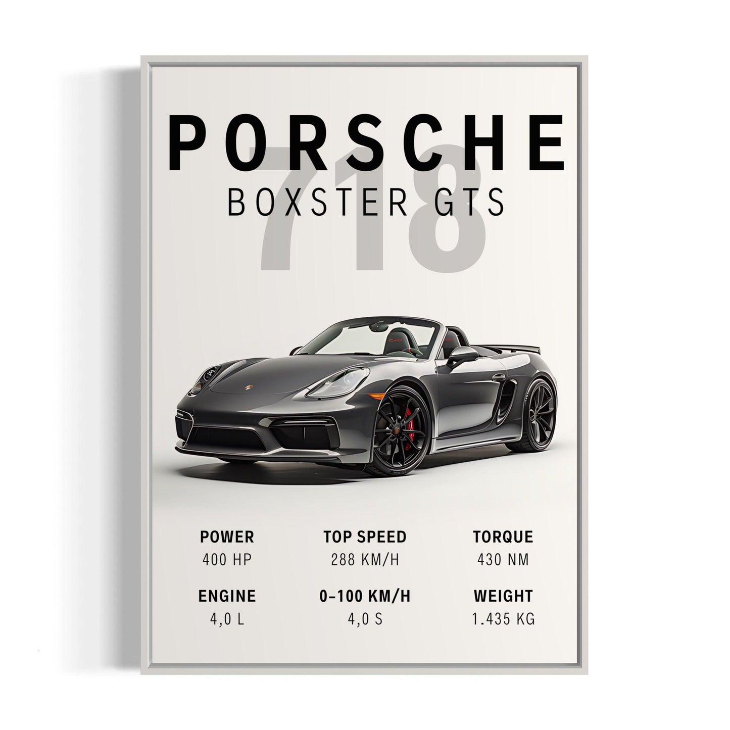 Bilplakat - Porsche Boxster GTS