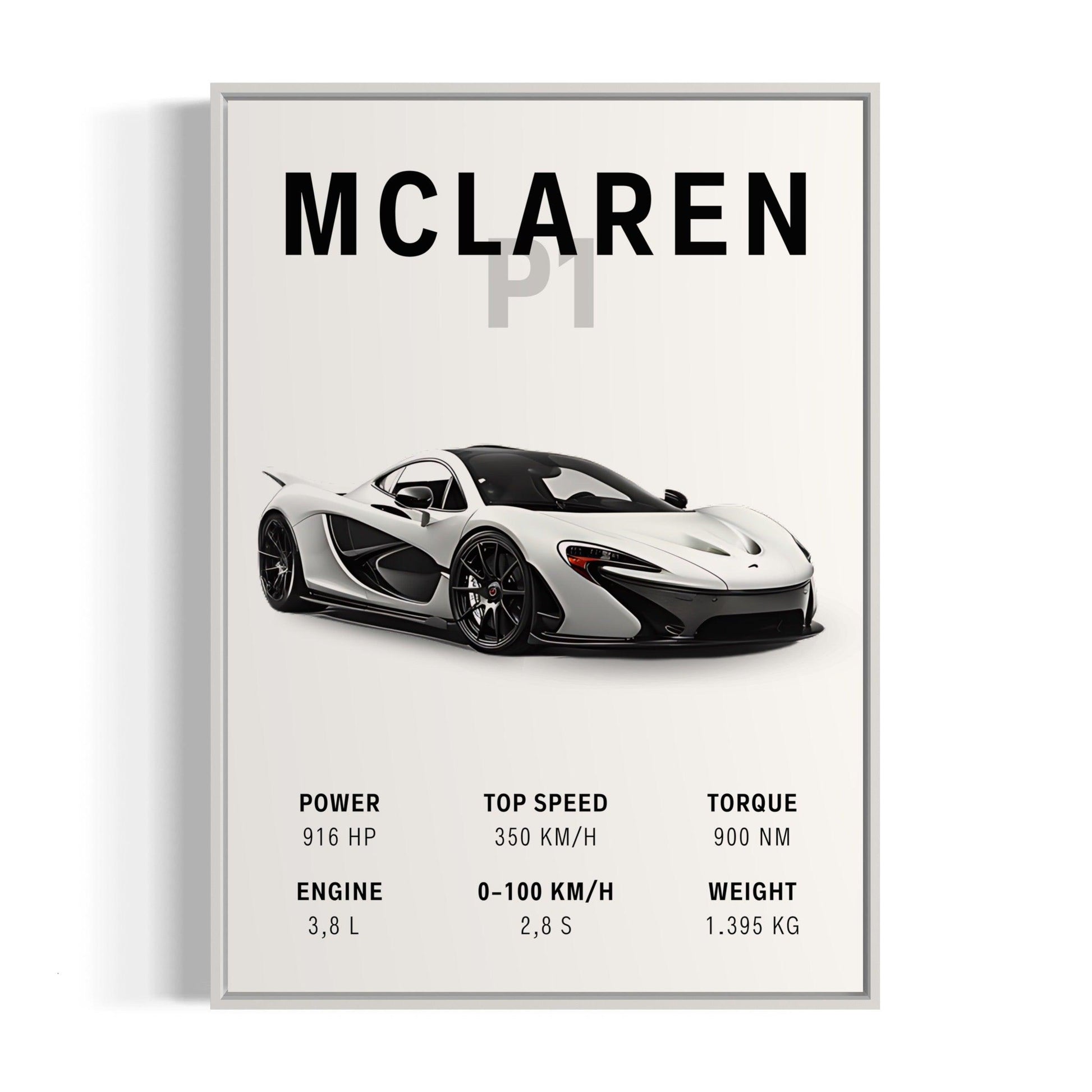 Bilplakat - McLaren P1