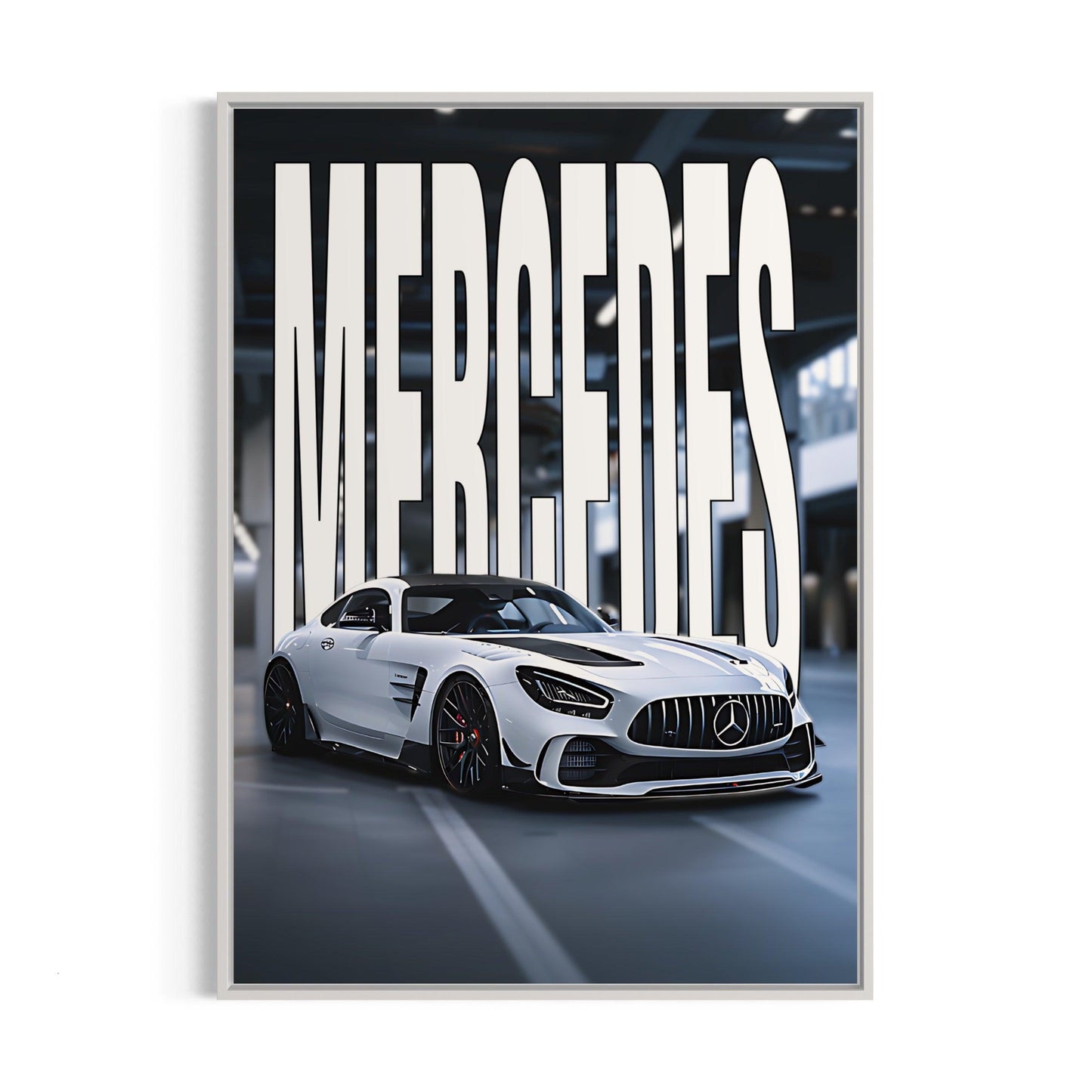 Bilplakat - Mercedes-Benz