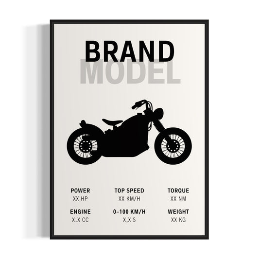 Your motorcycle - Custom Poster