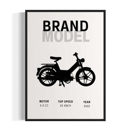 Your moped - Custom Poster