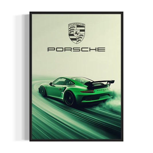 Green Porsche