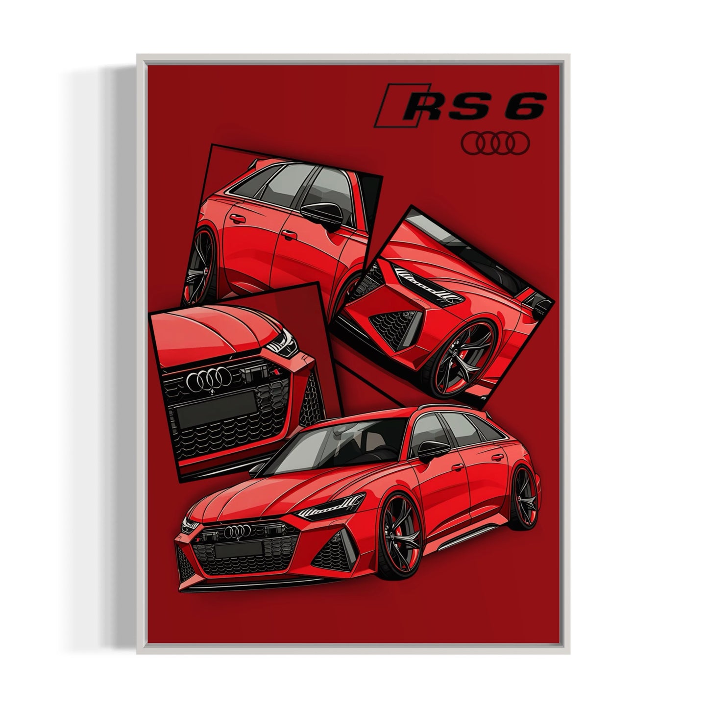 CARTOON AUDI RS6